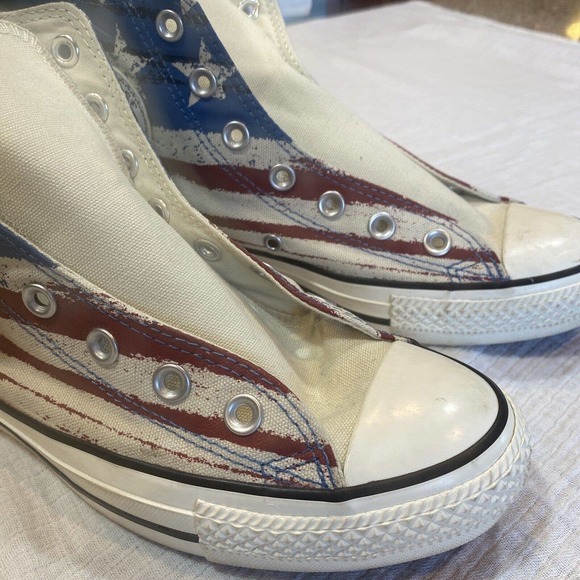 Converse Chuck Taylor All Star High Chili Paste/Blue/White 149496f Men Size 6 W8 - Picture 2 of 8